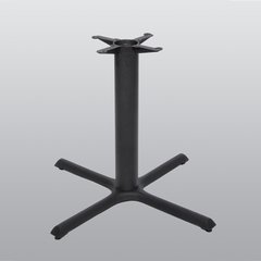 Table Base 36 inch x 36 inch End Style x 28 inch High-Black Matte Finish Table Base 36 inch x 36 inch End Style x 28 inch High-Black Matte Finish