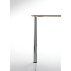 Prisma Table Leg Set Polished Steel 27-3/4 inch H Prisma Table Leg Set Polished Steel 27-3/4 inch H