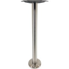 8 inch Round Bolt Down Table Base - Stainless Steel 40-1/8 inch H 8 inch Round Bolt Down Table Base - Stainless Steel 40-1/8 inch H