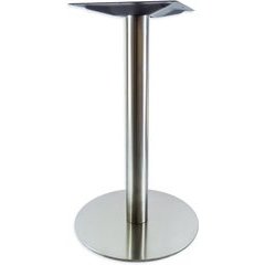 17 inch Round Table Base - Stainless Steel 28-5/8 inch H 17 inch Round Table Base - Stainless Steel 28-5/8 inch H