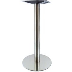 17 inch Round Table Base - Stainless Steel 40-3/8 inch H 17 inch Round Table Base - Stainless Steel 40-3/8 inch H