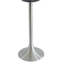 20 inch Round Trumpet Table Base Brushed Aluminum 42-1/2 inch H 20 inch Round Trumpet Table Base Brushed Aluminum 42-1/2 inch H