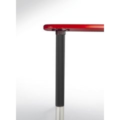 Isola Single Table Leg Matte Black Textured 27-3/4 inch H Isola Single Table Leg Matte Black Textured 27-3/4 inch H