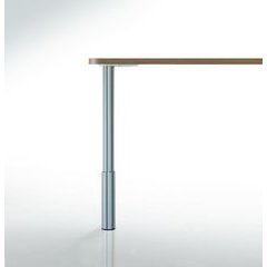Studio Table Leg Set Brushed Chrome 24"-31 inch H Studio Table Leg Set Brushed Chrome 24"-31 inch H