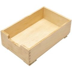 32% OFF 11 Inch Width Wood Kitchen Base Cabinet Pull-Out Drawer with Euro Extension Slides - Natural, Min. Cabinet Opening: 11-1/2" W x 18-3/4" D x 5-3/4" H