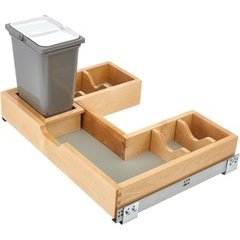 30 Inch Soft Close Vanity U-Shaped Undersink Pullout - Bottom Mount 30 Inch Soft Close Vanity U-Shaped Undersink Pullout - Bottom Mount
