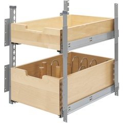 15 Inch Pilaster System 2 Drawer Kit - Natural Wood 15 Inch Pilaster System 2 Drawer Kit - Natural Wood