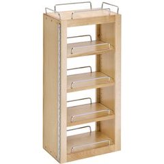 25 Inch Swing Out Pantry - Natural Wood 25 Inch Swing Out Pantry - Natural Wood