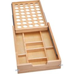 Rev A Shelf Tiered Double Cutlery Drawer For 15 Inch Cabinet 4wtcd