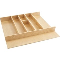 24 Inch Tall Utility Tray Insert - Natural Wood 24 Inch Tall Utility Tray Insert - Natural Wood