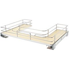 30 Inch U-Shaped Soft Close Solid Bottom Pull Out - Maple 30 Inch U-Shaped Soft Close Solid Bottom Pull Out - Maple