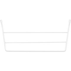 12.75W x 3.5D x 6.5H Inch Door Mount Towel Holder - White 12.75W x 3.5D x 6.5H Inch Door Mount Towel Holder - White