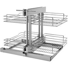 15 Inch Chrome Blind Corner Organizer - Chrome 15 Inch Chrome Blind Corner Organizer - Chrome