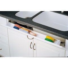 36 Inch Polymer Tip-Out Tray (1 HInge) - White 36 Inch Polymer Tip-Out Tray (1 HInge) - White
