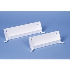14 Inch Tip-Out Trays with Tab Stops - White 14 Inch Tip-Out Trays with Tab Stops - White