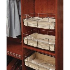 18 x 14 x 7 Inch Closet Basket Liner - Tan 18 x 14 x 7 Inch Closet Basket Liner - Tan