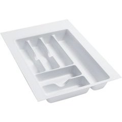 Medium Glossy Cutlery Organizer - White Medium Glossy Cutlery Organizer - White