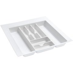 Extra Large Glossy Cutlery Organizer - White Extra Large Glossy Cutlery Organizer - White