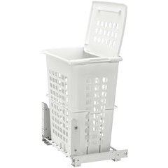 Polymer Door Mount Pullout Hamper with lid Polymer Door Mount Pullout Hamper with lid