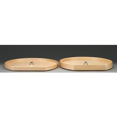 20 Inch 4NW Series D-Shape Single Shelf Tall Rim Lazy Susan - Natural Wood 20 Inch 4NW Series D-Shape Single Shelf Tall Rim Lazy Susan - Natural Wood