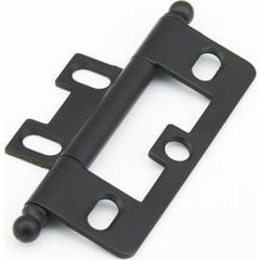 Non-Mortise Hinge with Ball Tips - Flat Black Non-Mortise Hinge with Ball Tips - Flat Black