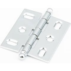 Mortise Hinge with Ball Tips - Polished Chrome Mortise Hinge with Ball Tips - Polished Chrome