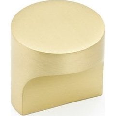 Haniburton 1-1/4 Inch Diameter Round Satin Brass Cabinet T-Knob Haniburton 1-1/4 Inch Diameter Round Satin Brass Cabinet T-Knob