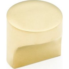 Haniburton 1-1/4 Inch Diameter Round Unlacquered Brass Cabinet T-Knob Haniburton 1-1/4 Inch Diameter Round Unlacquered Brass Cabinet T-Knob