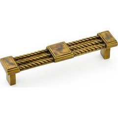 Interlude 4-1/2 Inch Center to Center Tiger Penshell Estate Dover Cabinet Pull Interlude 4-1/2 Inch Center to Center Tiger Penshell Estate Dover Cabinet Pull
