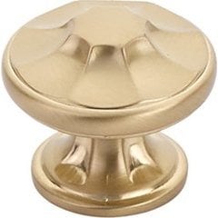 Empire1-3/8 Inch Diameter Signature Satin Brass Cabinet Knob Empire1-3/8 Inch Diameter Signature Satin Brass Cabinet Knob