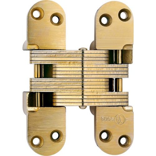 SOSS #220 Invisible Hinge Alloy Steel Satin Brass 220ASUS4 ...