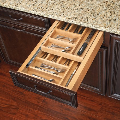 RevAShelf Tiered Double Cutlery Drawer For 24 inch 4WTCD241