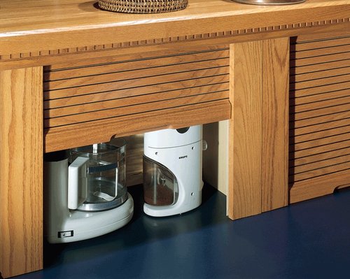 Omega National Products 15 Inch Wide Tambour Door Kit Cherry C02
