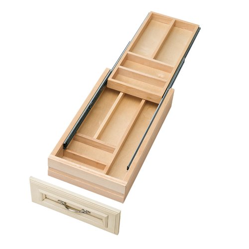 Rev A Shelf Tiered Double Cutlery Drawer For 15 Inch Cabinet 4wtcd