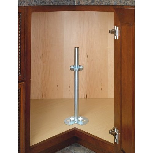 RevAShelf 18 Inch Height Bottom Mount Post Hardware with Shelf