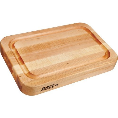 John Boos Kitchen 24/"x18/"x 2-1//4/" Extra Large Reversible Maple Cutting Board