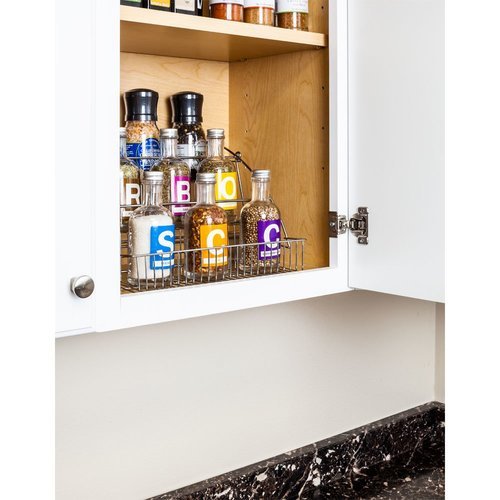 Hardware Resources 3 Tier Spice Rack Pulldown Polished Chrome