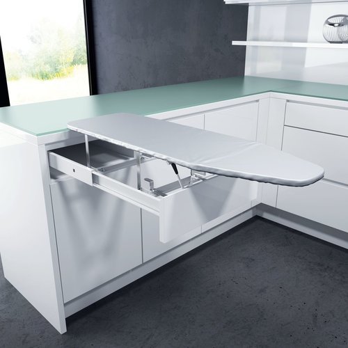 Vauth Sagel Drawer Mount Pull Out Ironing Board White 9000 0120