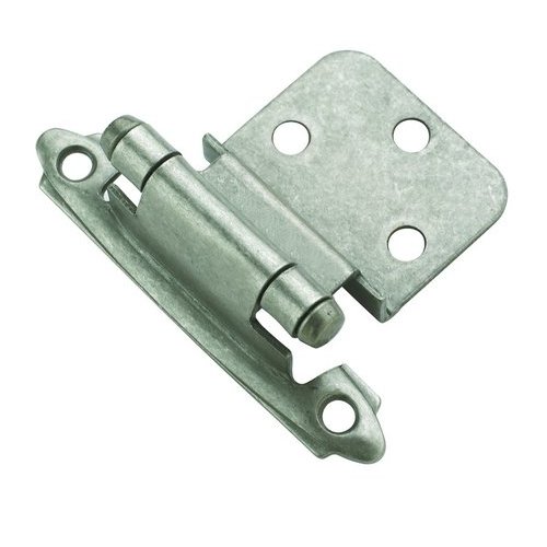 Amerock 3/8 Inch Inset Hinge 2 Inch Width - Weathered Nickel - Pair ...