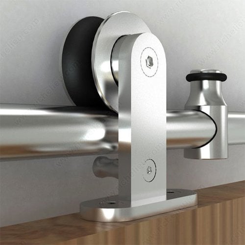 Richelieu Industrial Stainless Steel Barn Door Hardware Set