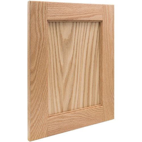 Door Sample Unfinished Red Oak Square Veneer Panel 12 inch