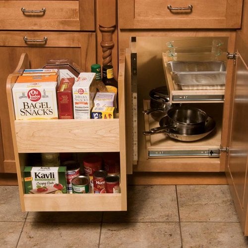 Blind Corner Organizers Cabinetparts Com