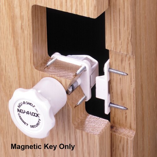 Rev A Shelf Rev A Lock Magnetic Cabinet Lock Only Ral 201 1