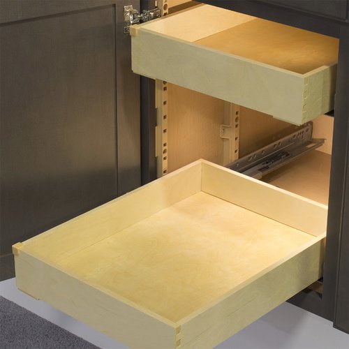 Tenn Tex Quiktray Two Drawer Kit For 24 Inch Cabinets Qt 100242
