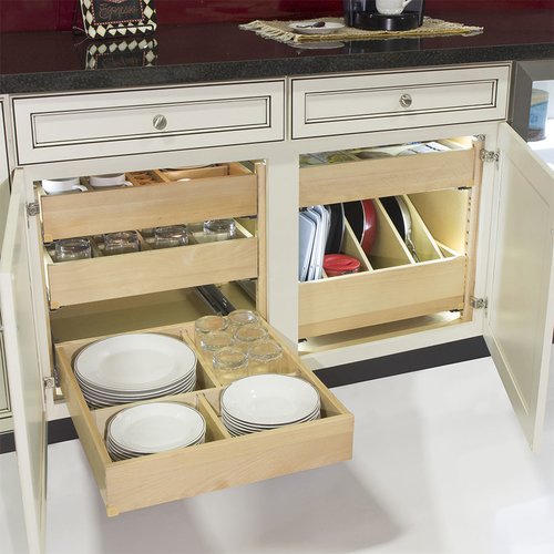 Tenn-Tex QuikTRAY Two Drawer Kit for 18 inch Cabinets QT-100182