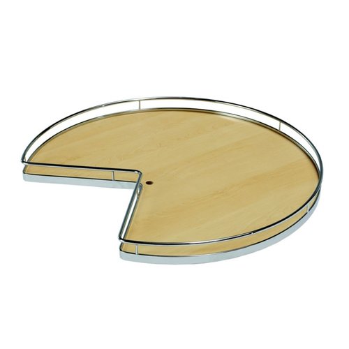 Kessebohmer Super Susan Pie Cut Lazy Susan Set 32 inch Maple/Chrome 541