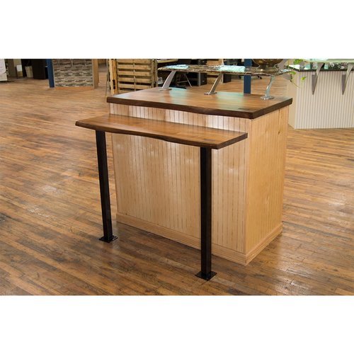Federal Brace Trajan Countertop Support Leg 29 Inch High Stainless