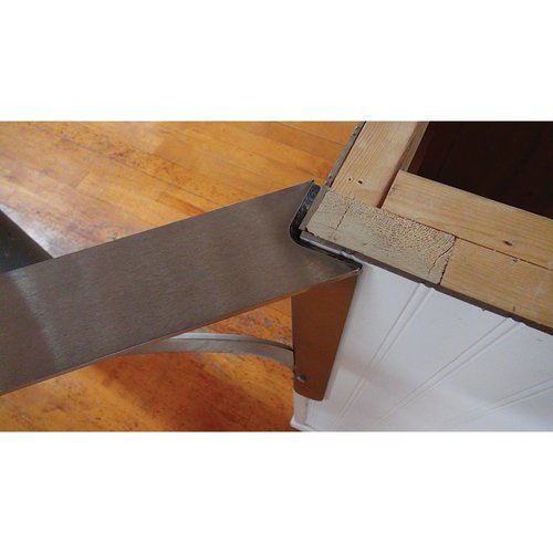 Federal Brace Ashbury Countertop Support 18 Inch X 18 Inch Steel