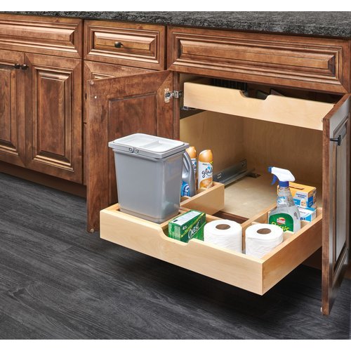 Rev-A-Shelf 30 Inch Soft Close Vanity U-Shaped Undersink Pullout ...