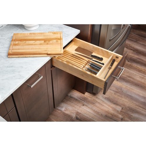 RevAShelf 18 Inch Soft Close Knife and Cutting Board Drawer Kit